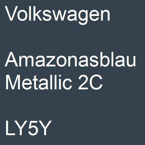 Volkswagen, Amazonasblau Metallic 2C, LY5Y.